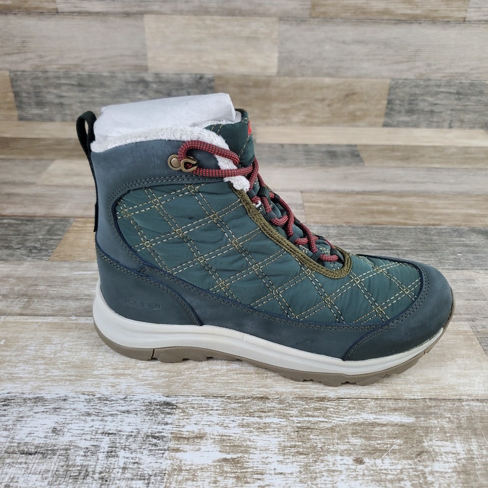 Keen Terradora II Womens Hiking Shoes Sz 7 Rosin‎ Waterproof Lace Up Mid Top